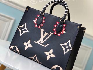 M45375 ルイヴィトン モノグラム・アンプラント バッグ スーパーコピー 「LOUIS VUITTON」 20新作 オンザゴー レディース トートバッグ 2色可選択