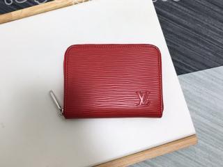 M60720 ルイヴィトン エピ 財布 コピー 「LOUIS VUITTON」 ジッピー・コインパース レディース ラウンドファスナー財布 7色可選択 コクリコ