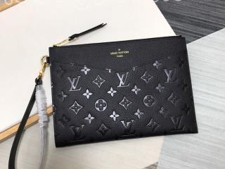 M68705 ルイヴィトン モノグラム・アンプラント バッグ スーパーコピー 「LOUIS VUITTON」 ポシェット・メラニー MM レディース クラッチバッグ 3色可選択 ノワール