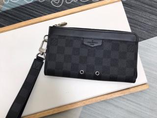 N60379 ルイヴィトン ダミエ・グラフィット 長財布 スーパーコピー 「LOUIS VUITTON」 20新作 ジッピー・ドラゴンヌ メンズ ラウンドファスナー財布