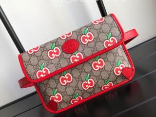 625233 2EVBG 8646 グッチ バッグ スーパーコピー GUCCI 20新作 グッチ モノグラムバレンタインデー ベルトバッグ ショルダーバッグ 日本未入荷