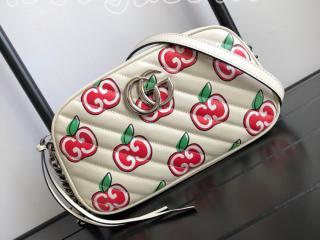 447632 1W9AN 9086 グッチ バッグ コピー GUCCI 20新作 GGアップルプリント スモール レディース ショルダーバッグ