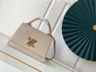 M57092 ルイヴィトン バッグ スーパーコピー 「LOUIS VUITTON」 20新作 ツイスト・ワンハンドル MM レディース ショルダーバッグ 2色可選択 グレージュ