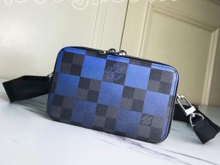 N60414 ルイヴィトン ダミエ・グラフィット バッグ コピー 「LOUIS VUITTON」 20新作 アルファ・ウエアラブル ウォレット メンズ ショルダーバッグ