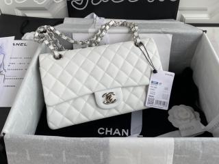 A01112-1 シャネル バッグ コピー CHANEL グレインド カーフスキン クラシック ハンドバッグ ショルダーバッグ シルバー金具 4色可選択