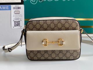 ‎645454 92TCG 9761 グッチ バッグ スーパーコピー 20新作 GUCCI 〔グッチ ホースビット 1955〕スモール ショルダーバッグ 2色可選択 ホワイト