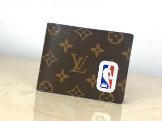 M80105 ルイヴィトン モノグラム 財布 スーパーコピー 「LOUIS VUITTON」 21新作 LVxNBA ポルトフォイユ・ミュルティプル メンズ 二つ折り財布