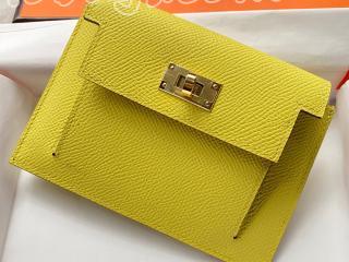 kelly0130-1 エルメス ケリー 財布 コピー Hermes Kelly Pocket Compact ケリー コンパクト財布 レディース 二つ折り財布 10色可選択