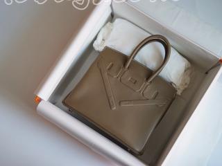 shadow25 エルメス バーキン バッグ スーパーコピー 限定 Hermes Shadow birkin スイフトレザー シャドーバーキン 25 ハンドバッグ 2色可選択