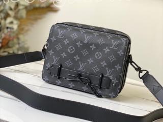 M45585 ルイヴィトン モノグラム・エクリプス バッグ スーパーコピー 「LOUIS VUITTON」 21新作 スティーマー・メッセンジャー メンズ ショルダーバッグ