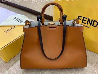 x-tote-05 フェンディ バッグ スーパーコピー FENDI ピーカブー エックストート レザー バッグ 3色可選択