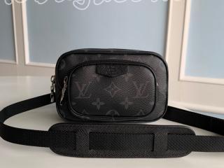 M30755 ルイヴィトン モノグラム バッグ スーパーコピー 「LOUIS VUITTON」 21新作 アウトドア・ポシェット メンズ ショルダーバッグ 2色可選択 ノワール