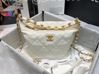 AS2480-3 シャネル バッグ スーパーコピー CHANEL 21新作 HOBO ホーボーバッグ クランプル ラムスキン レディース ショルダーバッグ  3色可選択