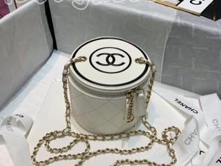 AP2193-1 シャネル バッグ スーパーコピー CHANEL 21新作 ラムスキン スモール ヴァニティー ケース レディース ショルダーバッグ 2色可選択