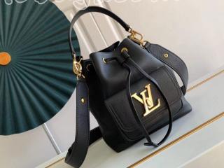 M57687 ルイヴィトン バッグ スーパーコピー 「LOUIS VUITTON」 21新作 ロックミー・バケット NV レディース ショルダーバッグ 3色可選択 ノワール