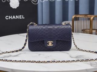 flap203 シャネル バッグ コピー CHANEL 21新作 Python skin クラシック ハンドバッグ レディース ショルダーバッグ