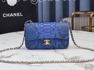 flap206 シャネル バッグ スーパーコピー CHANEL 21新作 Python skin クラシック ハンドバッグ レディース ショルダーバッグ