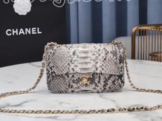 flap211 シャネル バッグ コピー CHANEL 21新作 Python skin クラシック ハンドバッグ レディース ショルダーバッグ