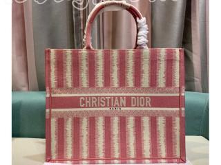 M1286ZRFQ_M912 ディオール バッグ コピー Dior 21新作 Book Tote バッグ D-Stripes エンブロイダリー レディース トートバッグ