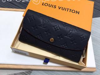 M69417 ルイヴィトン モノグラム・アンプラント 長財布 コピー 「LOUIS VUITTON」 21新作 ポルトフォイユ・エミリー レディース 二つ折り財布 マリーヌルージュ