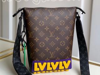 M57966 ルイヴィトン モノグラム バッグ スーパーコピー 「LOUIS VUITTON」 21新作 クルーザー・メッセンジャー メンズ ショルダーバッグ 