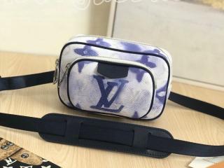 M45763 ルイヴィトン ウォーターカラー･モノグラム バッグ スーパーコピー 「LOUIS VUITTON」 21新作 アウトドア・ポシェット メンズ ショルダーバッグ