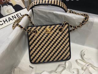 AS2421-1 シャネル バッグ コピー CHANEL 21新作 ラフィア ハンドバッグ レディース ショルダーバッグ 2色可選択