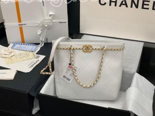 AS2374-1 シャネル バッグ コピー CHANEL 21新作 カーフスキン スモール ショッピング バッグ レディース ショルダーバッグ 2色可選択