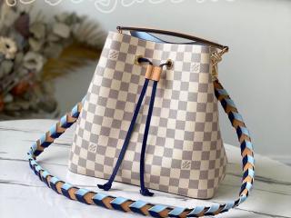 N50042 ルイヴィトン ダミエ・アズール バッグ コピー 「LOUIS VUITTON」 21新作 ネオノエ MM レディース ショルダーバッグ