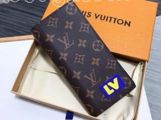 M80523 ルイヴィトン モノグラム 長財布 スーパーコピー 「LOUIS VUITTON」 21新作 ポルトフォイユ・ブラザ NM メンズ 二つ折り財布