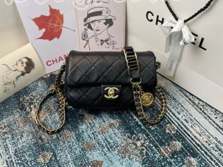 AS2528-1 シャネル バッグ スーパーコピー CHANEL 21新作 グレインド カーフスキン スモール フラップ バッグ レディース ショルダーバッグ 2色可選択