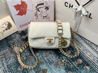 AS2528-2 シャネル バッグ コピー CHANEL 21新作 グレインド カーフスキン スモール フラップ バッグ レディース ショルダーバッグ 2色可選択