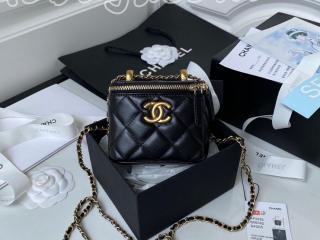 AP2292-1 シャネル バッグ スーパーコピー CHANEL 21新作 カーフスキン スモール ヴァニティー ケース レディース ショルダーバッグ 5色可選択