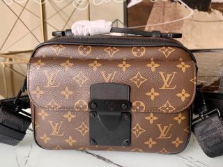 M45806 ルイヴィトン モノグラム・マカサー バッグ スーパーコピー 「LOUIS VUITTON」 21新作 Sロック・メッセンジャー メンズ ショルダーバッグ 2色可選択 Monogram