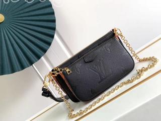 M58520 ルイヴィトン モノグラム・アンプラント バッグ スーパーコピー 「LOUIS VUITTON」 21新作 ミュルティ・ポシェット・アクセソワール ショルダーバッグ 2色可選択