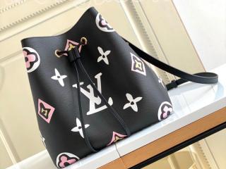 M45821 ルイヴィトン モノグラム バッグ コピー 「LOUIS VUITTON」 21新作 ネオノエ レディース ショルダーバッグ 2色可選択 ノワール