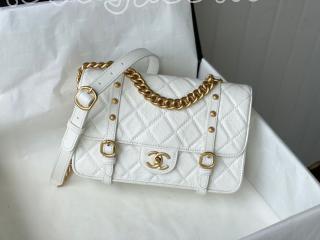 AS2696-2 シャネル バッグ スーパーコピー 21新作 CHANEL フラップ バッグ エイジド カーフスキン レディース ショルダーバッグ 2色可選択