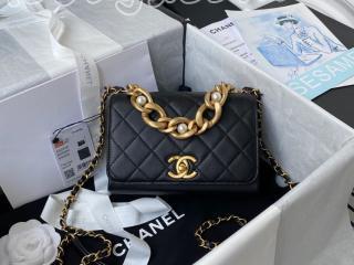 AS2638-1 シャネル バッグ スーパーコピー CHANEL 21新作 ミニ フラップ バッグ カーフスキン レディース ショルダーバッグ 5色可選択