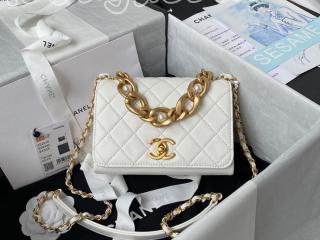 AS2638-2 シャネル バッグ コピー CHANEL 21新作 ミニ フラップ バッグ カーフスキン レディース ショルダーバッグ 5色可選択