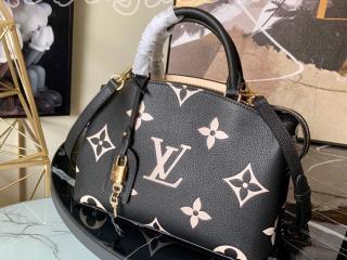 M58913 ルイヴィトン モノグラム・アンプラント バッグ コピー 「LOUIS VUITTON」 21新作 プティ・パレ PM レディース ショルダーバッグ ブラック ベージュ