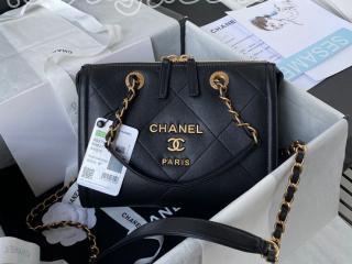 AS2749-1 シャネル バッグ スーパーコピー CHANEL 21新作 カーフスキン スモール ボーリング バッグ レディース ショルダーバッグ 4色可選択