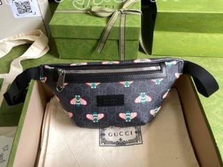 675181 UIEBN 1058 グッチ バッグ コピー GUCCI 21新作 ビー（ハチ）付き ベルトバッグ ビー（ハチ）モチーフ入り メンズ ベルトバッグ