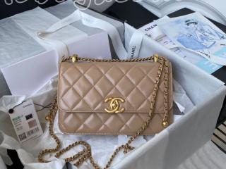 AS2649-3 シャネル バッグ スーパーコピー CHANEL 21新作 カーフスキン スモール フラップ バッグ レディース ショルダーバッグ 5色可選択