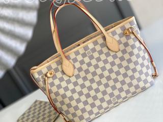 N41362 ルイヴィトン ダミエ・アズール バッグ スーパーコピー 「LOUIS VUITTON」 21新作 ネヴァーフル PM レディース トートバッグ