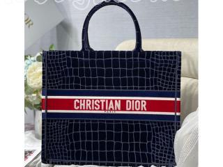 M1286ZTGU_M928 ディオール バッグ スーパーコピー DIOR Book Tote エンブロイダリー ベルベット トートバッグ