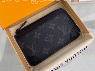 M80556 ルイヴィトン モノグラム・エクリプス 財布 スーパーコピー 「LOUIS VUITTON」 21新作 トランク・マルチカードホルダー ラウンドファスナー財布