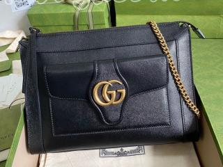 648999-4 グッチ バッグ スーパーコピー GUCCI 21新作 ダブルG付き スモール レディース ショルダーバッグ