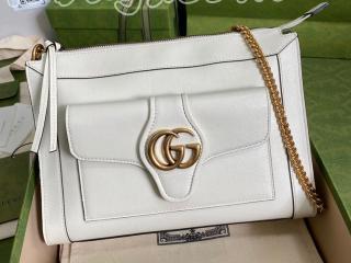 648999-5 グッチ バッグ コピー GUCCI 21新作 ダブルG付き スモール レディース ショルダーバッグ