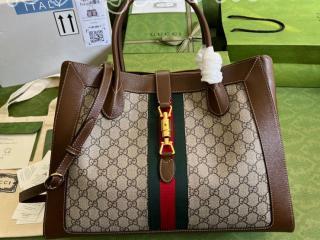 649015 HUHHG 8565 グッチ バッグ スーパーコピー GUCCI 21新作 〔ジャッキー 1961〕ラージ レディース トートバッグ