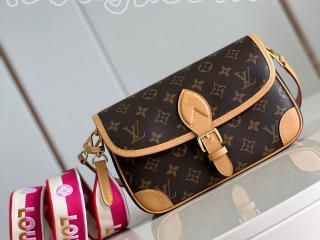 M46049 ルイヴィトン モノグラムバッグ スーパーコピー 「LOUIS VUITTON」 22新作 DIANE ディアヌ NM PM レディース ショルダーバッグ フューシャ